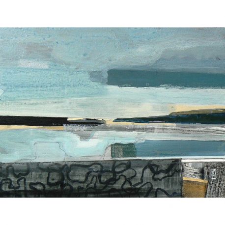 Malcolm Ashman ‘low tide’ acrylic on panel 23x31cm £850