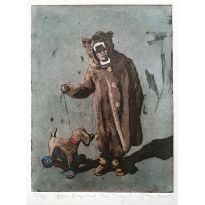 3687C Bear Boy and the Dog 8/30 - Tanya Morel
