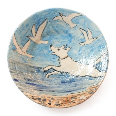 4161C Chasing Gulls Bowl - Josse Davis