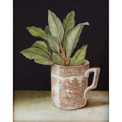 4278C Bay Leaves in a Willow Cup - Jenny Barron