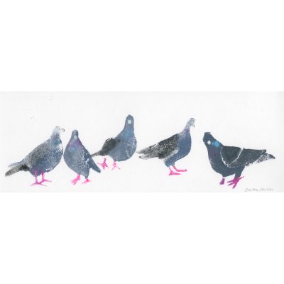 4525C Five Pigeons - Sally Muir