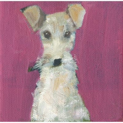 4692C Small White Terrier - Sally Muir