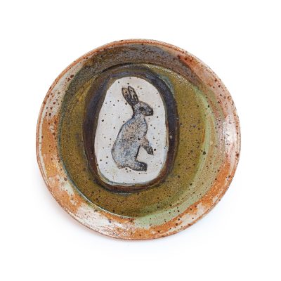 4822C Small Rabbit Plate- Amanda Banham