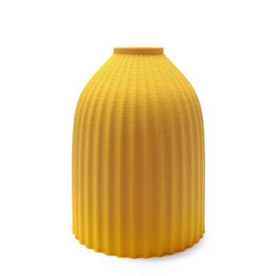 3d Printed Mini Vase - KT 08 Custard - Keeley Traae