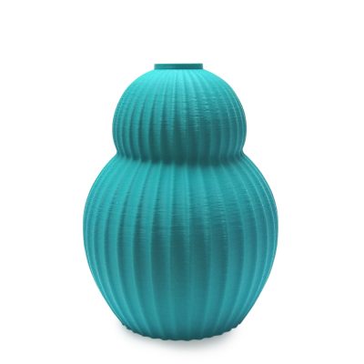 3d Printed Mini Vase - KT 17 Aqua - Keeley Traae