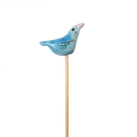 5112C Bouquet Birds – Blue with Pink Beak – Josse Davis