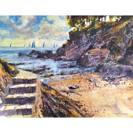 5166C Steps and Blue Sails – Chris Forsey