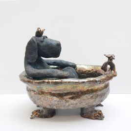 5434C Dog Bath- Sue Calcutt