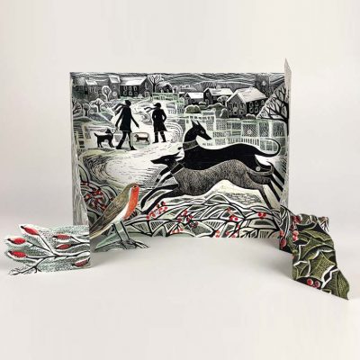 Whippet Wonderland by Angela Harding