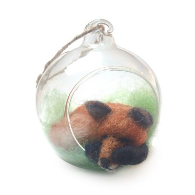 4954C Sleeping Fox in Bauble - Sue Clements