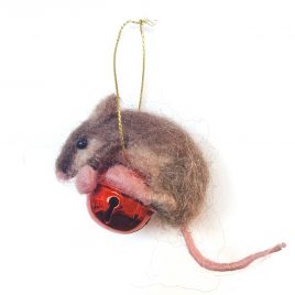 4958C Brown Mouse Hugging Bell – Sue Clements