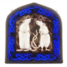 5496C Two Rats with Entwined Tails – Clare Maryan Green