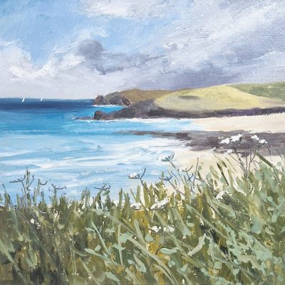 5538C View across Trevone Bay - Caroline McMillan