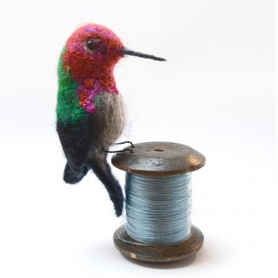 5574C Hummingbird on a Silk Reel - Sue Clements