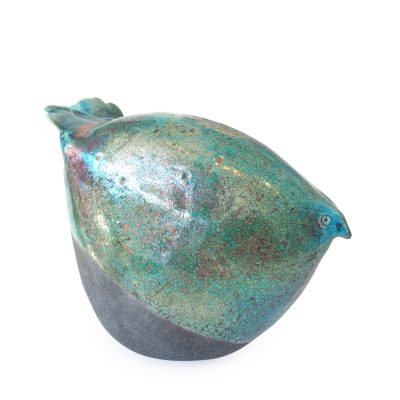 5577C Large Turquoise Bird - Liz Armstrong