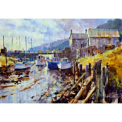 5671C Posts and Boats, Porlock Weir - Chris Forsey