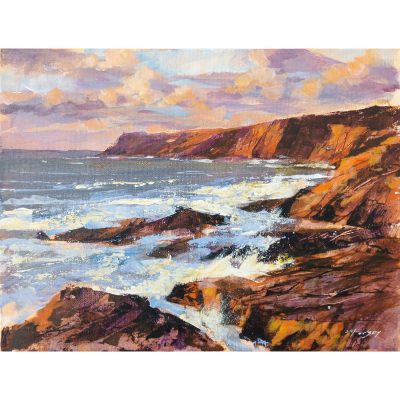 5674C Late Sun and Breaking Waves - Chris Forsey