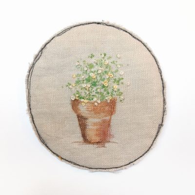 5793C Plant Pot Brooch - Gina Selene