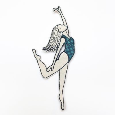 5802C Swimmer Brooch - Gina Selene