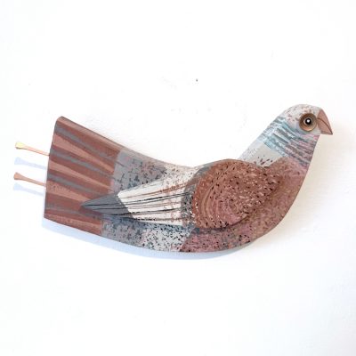 5855C Pink Speckled Pigeon - Rachel Sumner