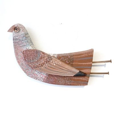 5856C Pink Speckled Pigeon - Rachel Sumner